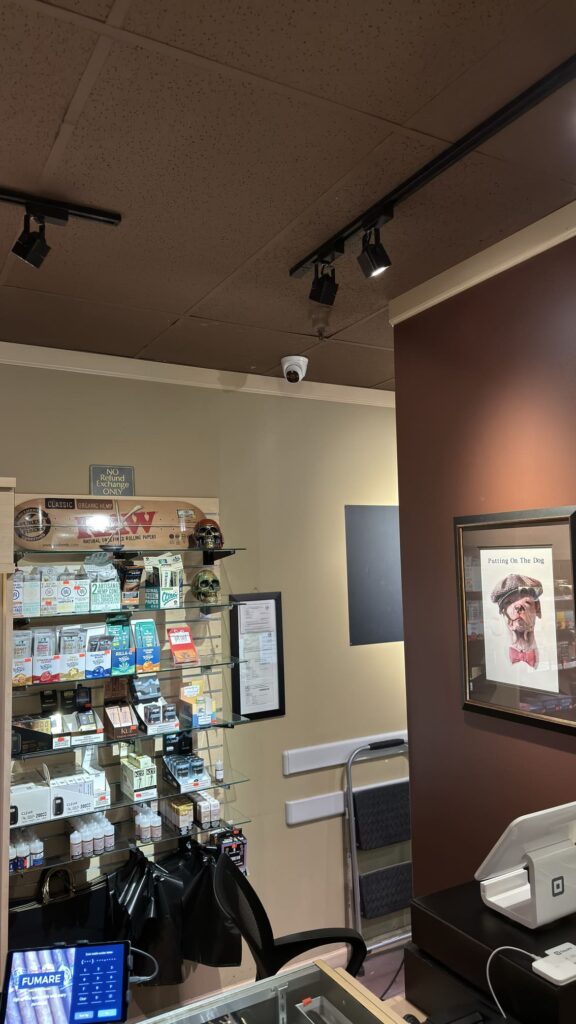 Security cameras installation